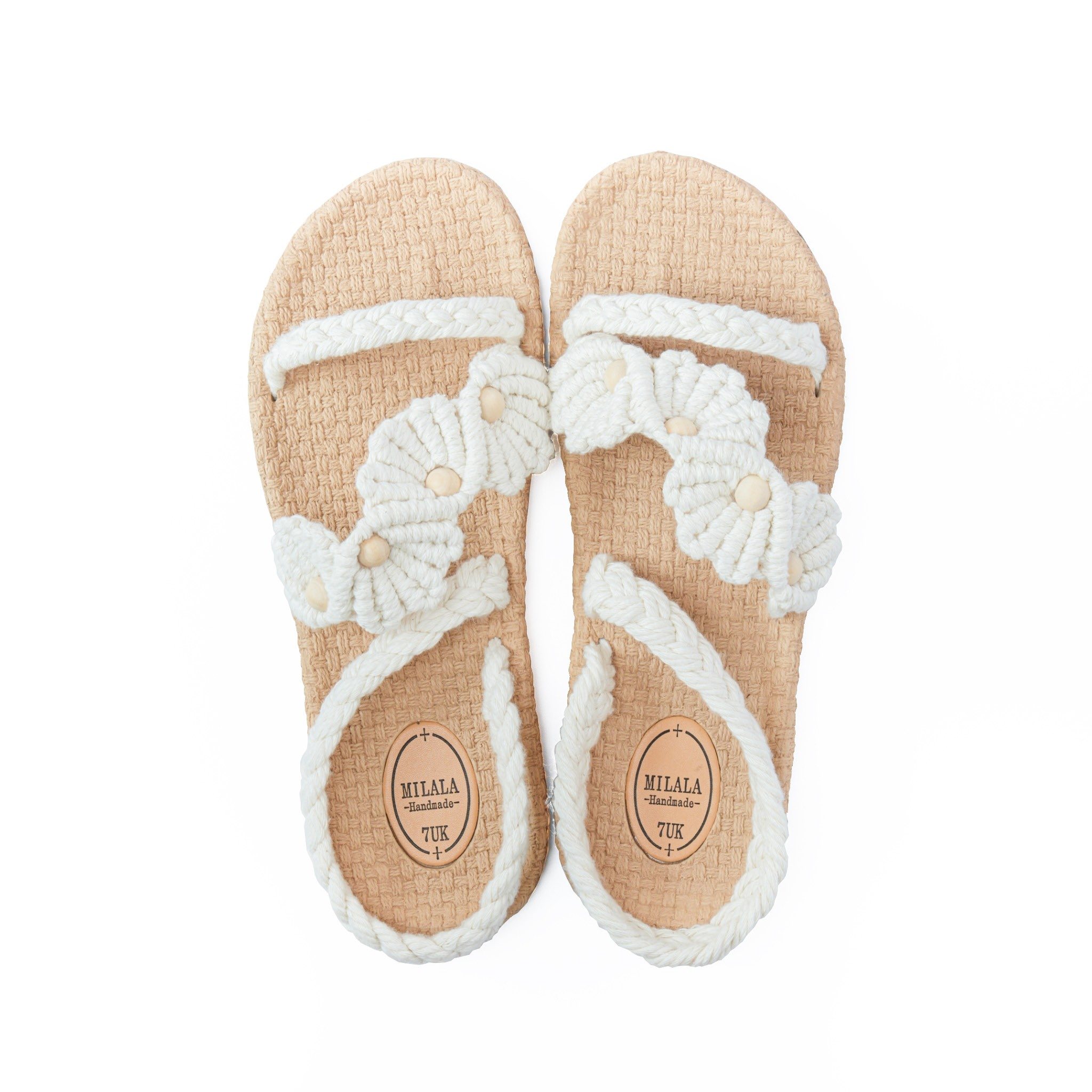 macrame handmade sandals by milala handmade