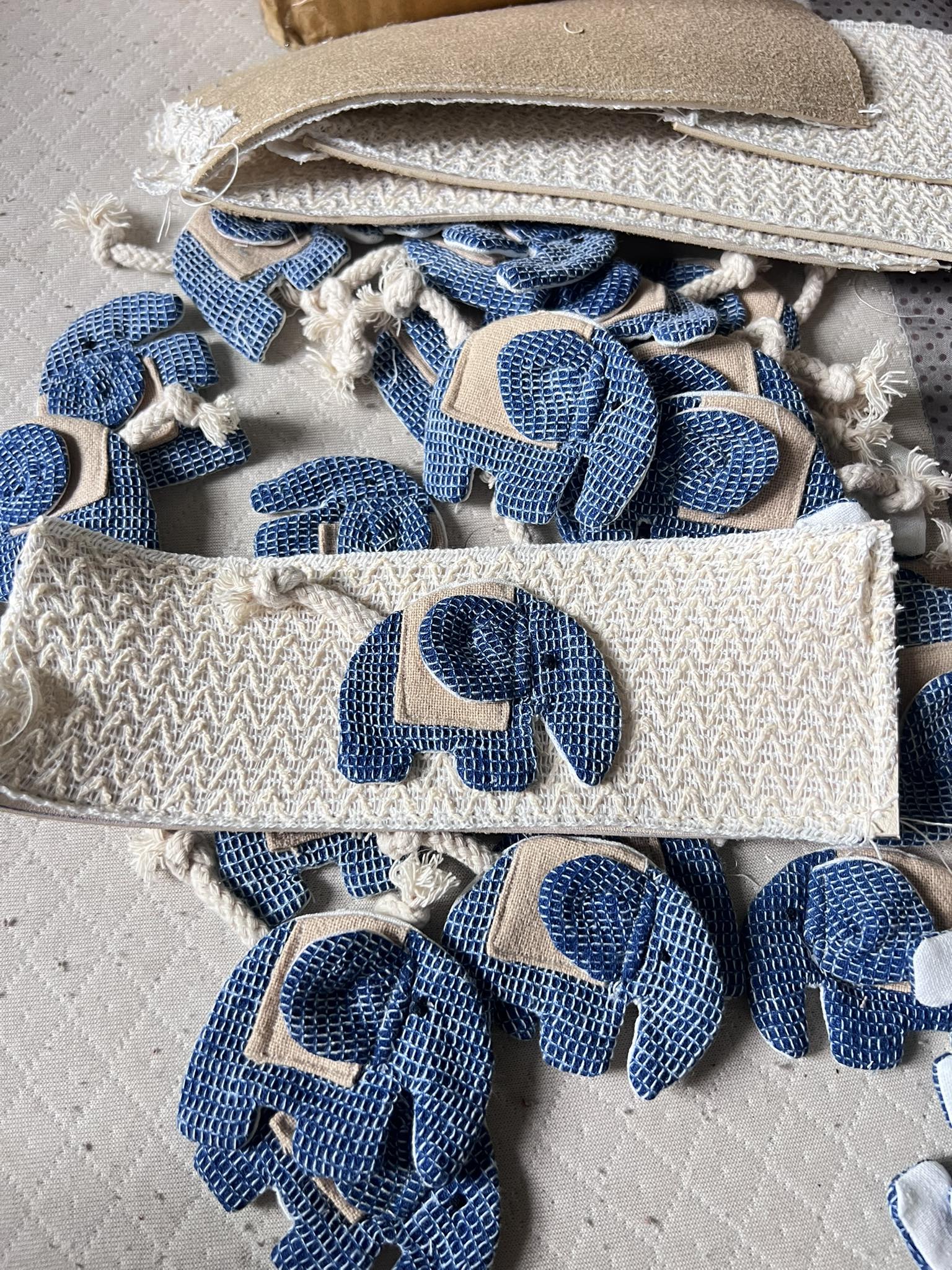 Thai elephant design handmade sandals from RakLty Handmade