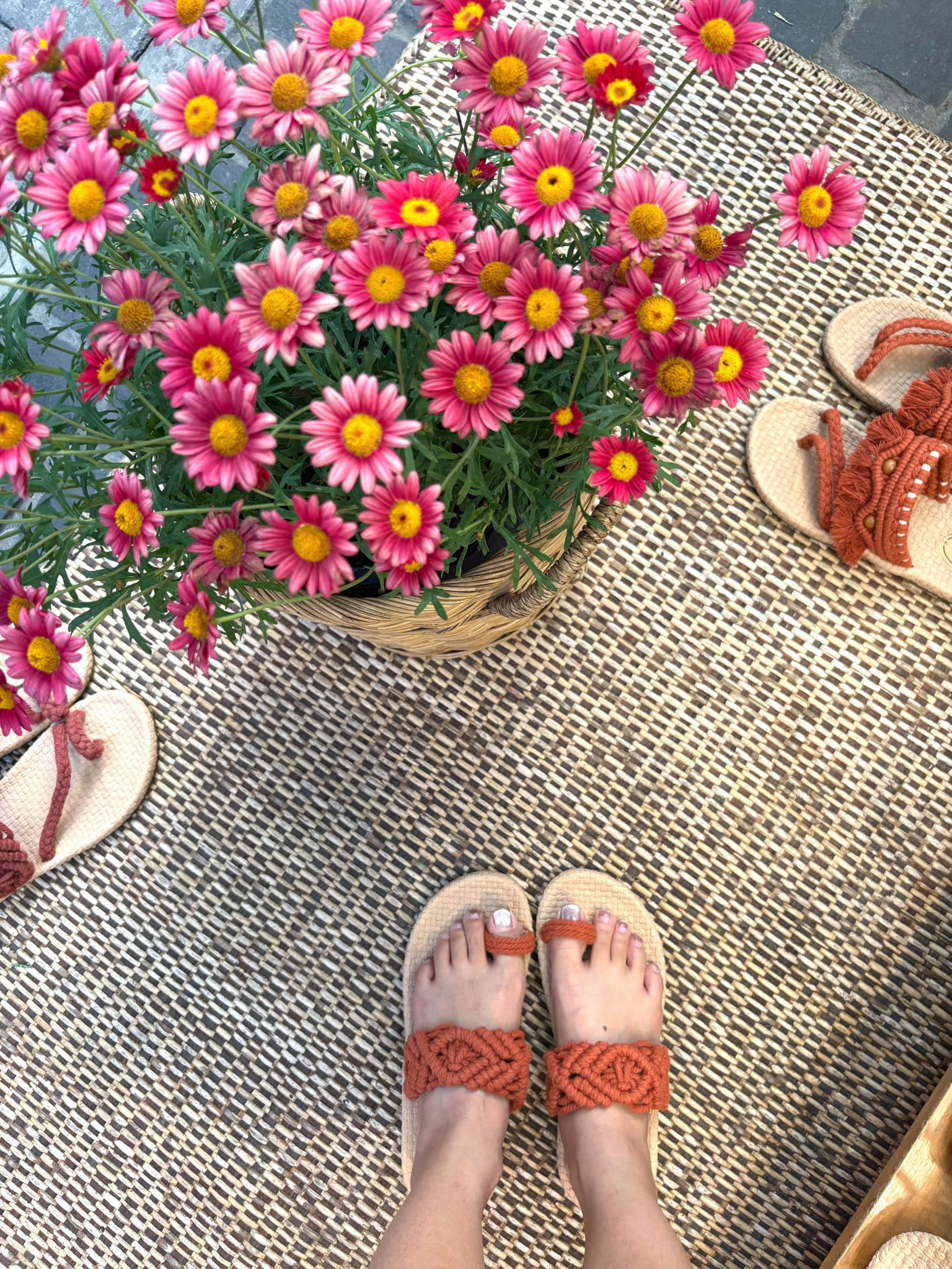 White Market Cut me please with sandals handmade thailand